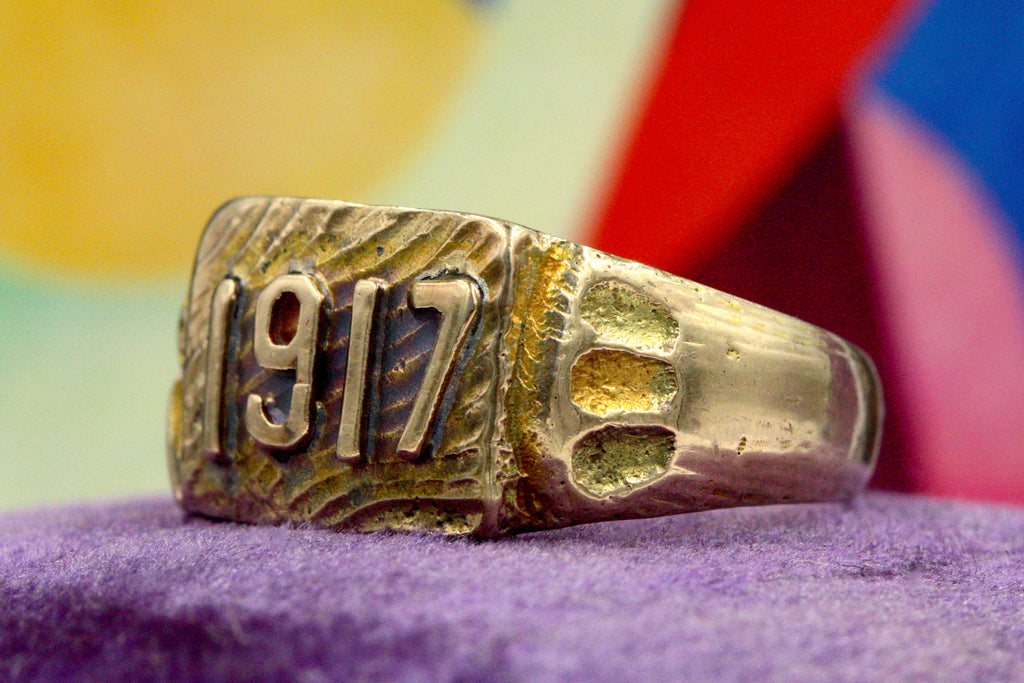 1917 Dragonfly Date Ring