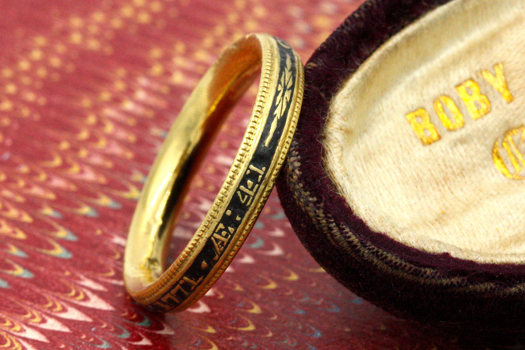 Georgian 1771 Mourning Band