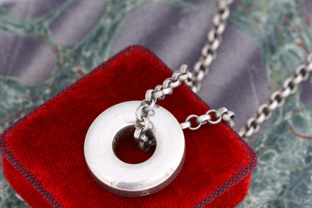 Vintage Life Saver Charm Necklace