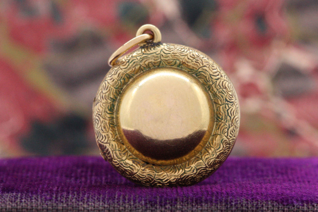 Victorian Saturn Orb Locket