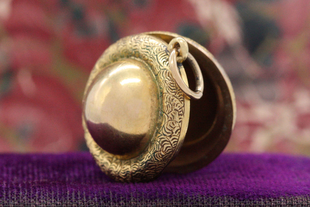 Victorian Saturn Orb Locket