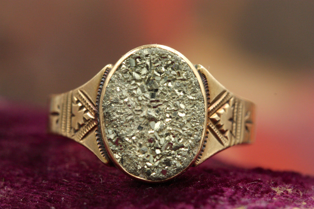 Victorian Pyrite Ring