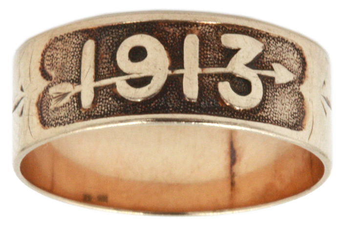 Antique 1913 Date Ring