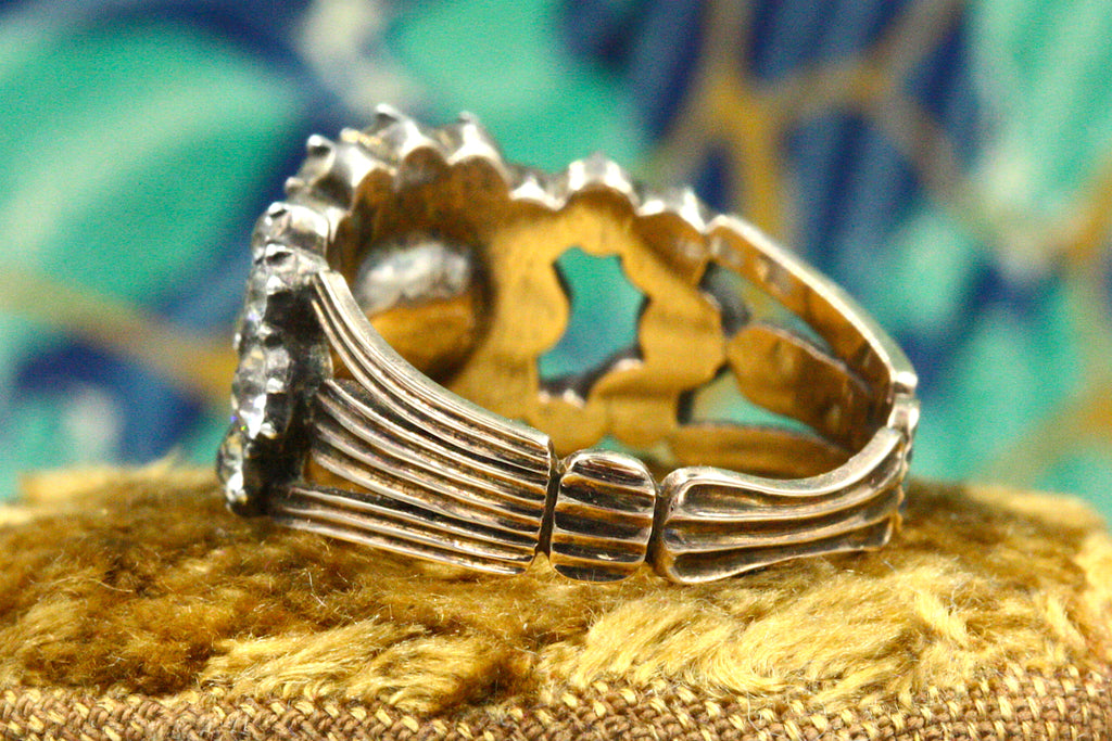 Georgian Halo Paste Ring