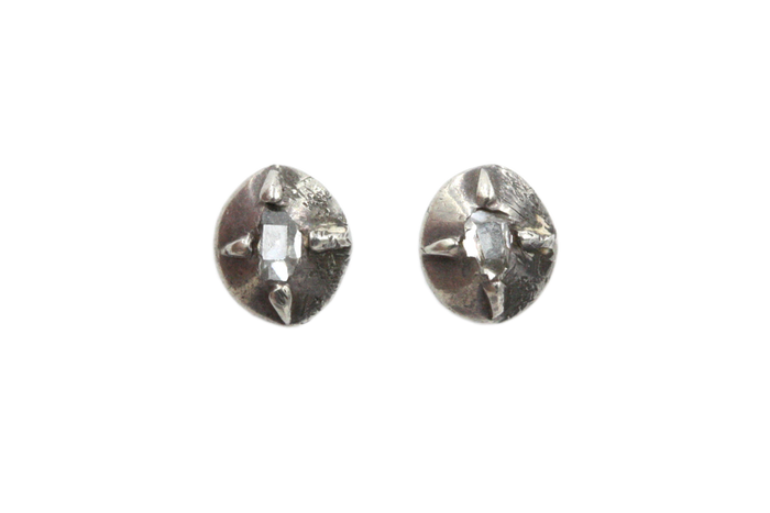Georgian Diamond Studs