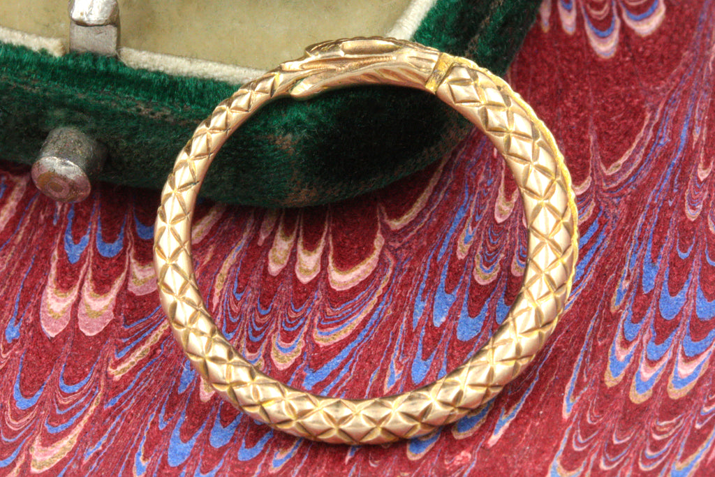 Georgian Ouroboros Split Ring