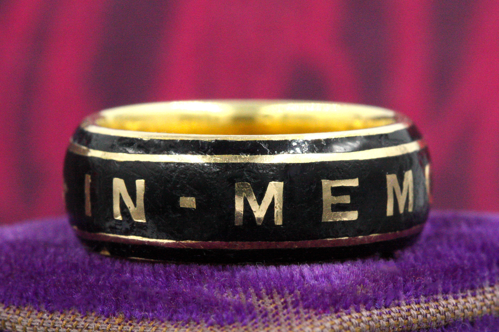 Victorian 'In Memory Of' Mourning Band