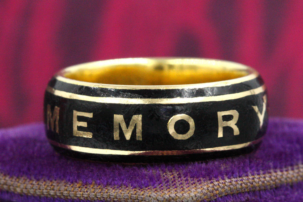 Victorian 'In Memory Of' Mourning Band