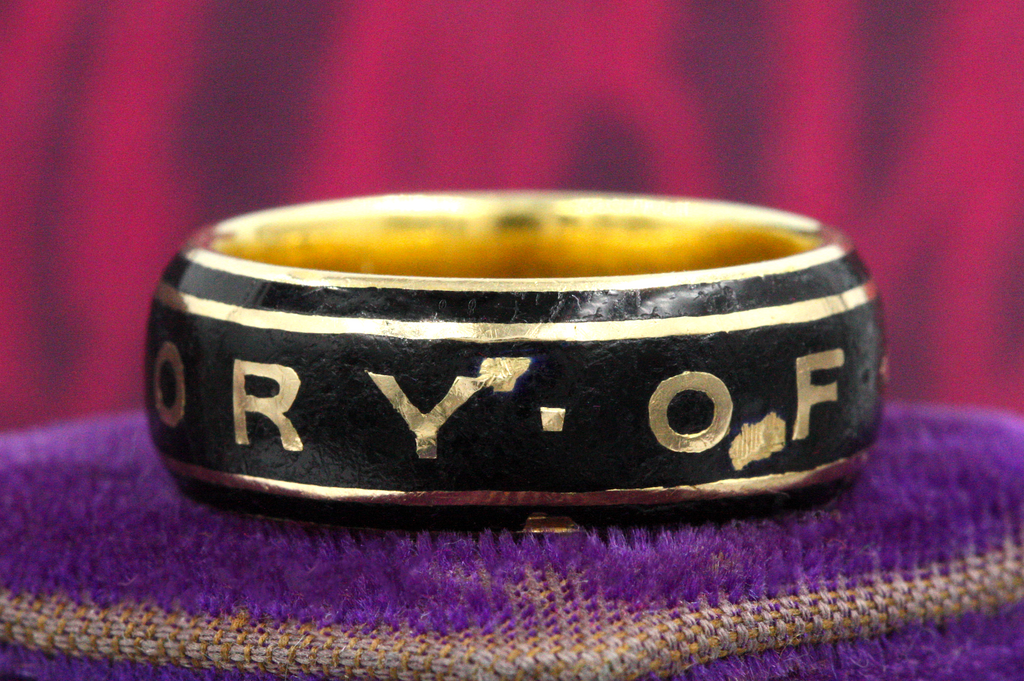 Victorian 'In Memory Of' Mourning Band