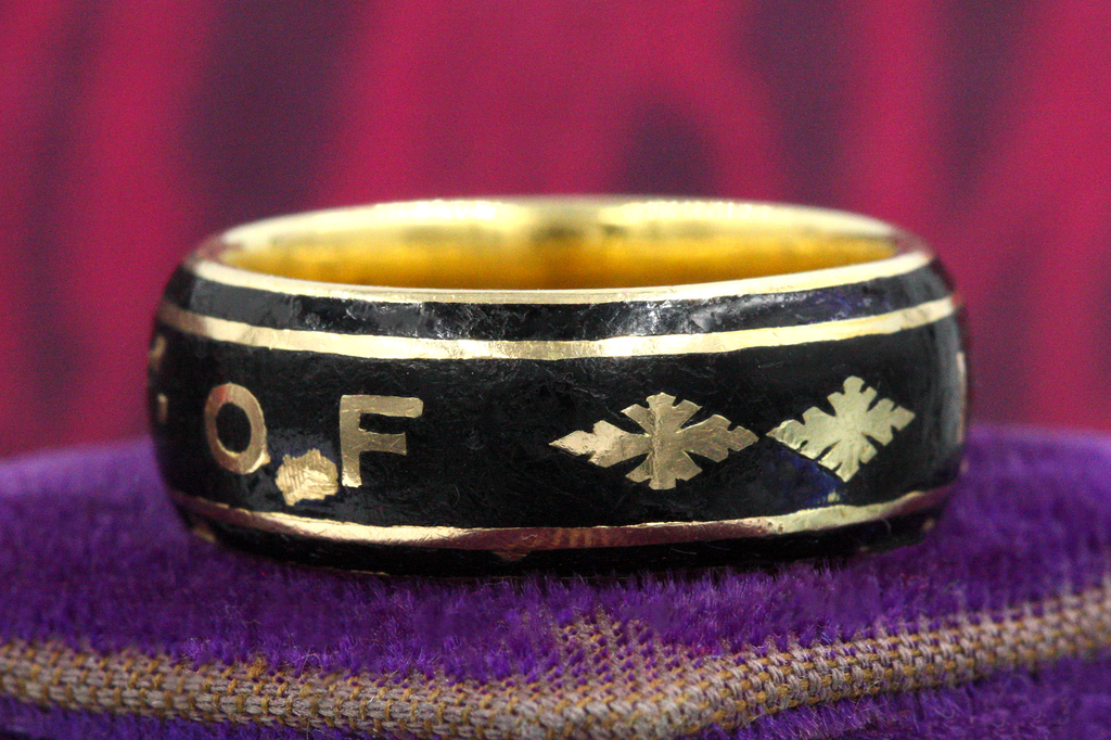 Victorian 'In Memory Of' Mourning Band