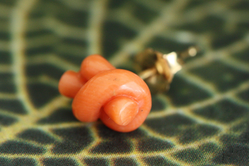 Victorian Coral Knot Single Stud