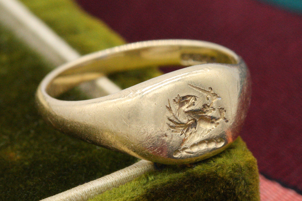 Vintage Dragon Seal Ring